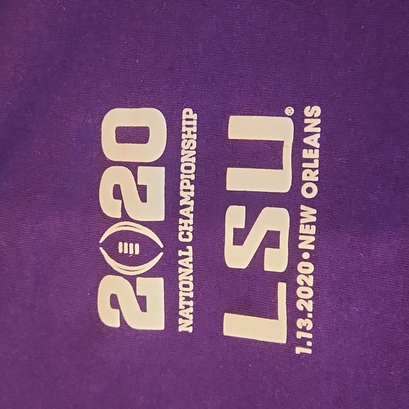 LSU National championship 2020 tee shirt in great condition! - Picture 2 of 5